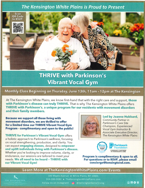 The Kensington White Plains Thrive With Parkinsons